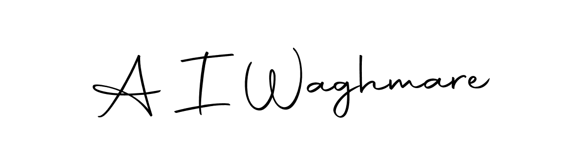 Design your own signature with our free online signature maker. With this signature software, you can create a handwritten (Autography-DOLnW) signature for name A I Waghmare. A I Waghmare signature style 10 images and pictures png