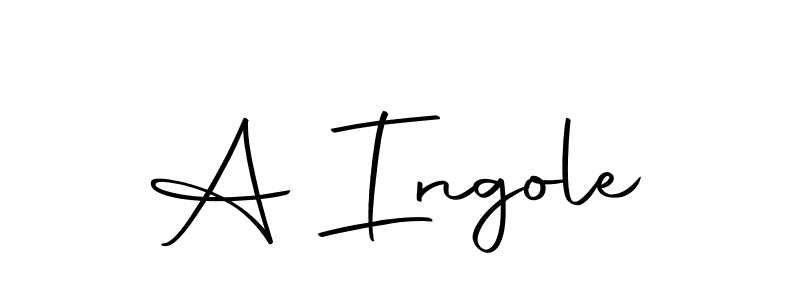 This is the best signature style for the A Ingole name. Also you like these signature font (Autography-DOLnW). Mix name signature. A Ingole signature style 10 images and pictures png