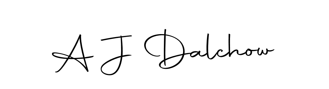 Use a signature maker to create a handwritten signature online. With this signature software, you can design (Autography-DOLnW) your own signature for name A J Dalchow. A J Dalchow signature style 10 images and pictures png