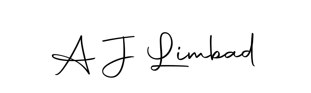 Use a signature maker to create a handwritten signature online. With this signature software, you can design (Autography-DOLnW) your own signature for name A J Limbad. A J Limbad signature style 10 images and pictures png