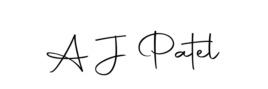 You should practise on your own different ways (Autography-DOLnW) to write your name (A J Patel) in signature. don't let someone else do it for you. A J Patel signature style 10 images and pictures png