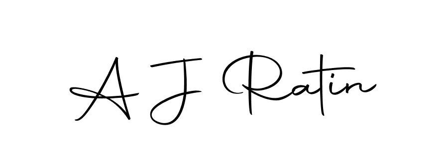Also we have A J Ratin name is the best signature style. Create professional handwritten signature collection using Autography-DOLnW autograph style. A J Ratin signature style 10 images and pictures png