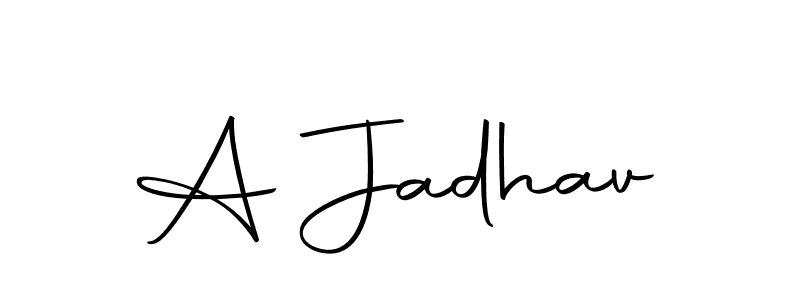 How to make A Jadhav name signature. Use Autography-DOLnW style for creating short signs online. This is the latest handwritten sign. A Jadhav signature style 10 images and pictures png