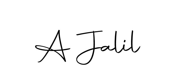 Make a beautiful signature design for name A Jalil. Use this online signature maker to create a handwritten signature for free. A Jalil signature style 10 images and pictures png