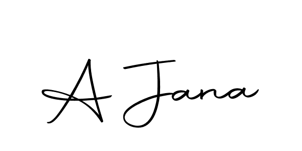 You should practise on your own different ways (Autography-DOLnW) to write your name (A Jana) in signature. don't let someone else do it for you. A Jana signature style 10 images and pictures png