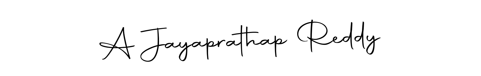 Design your own signature with our free online signature maker. With this signature software, you can create a handwritten (Autography-DOLnW) signature for name A Jayaprathap Reddy. A Jayaprathap Reddy signature style 10 images and pictures png