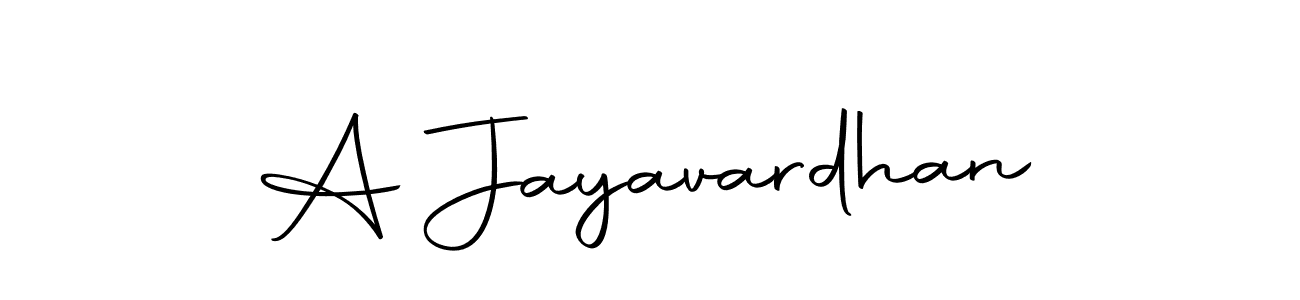 Use a signature maker to create a handwritten signature online. With this signature software, you can design (Autography-DOLnW) your own signature for name A Jayavardhan. A Jayavardhan signature style 10 images and pictures png