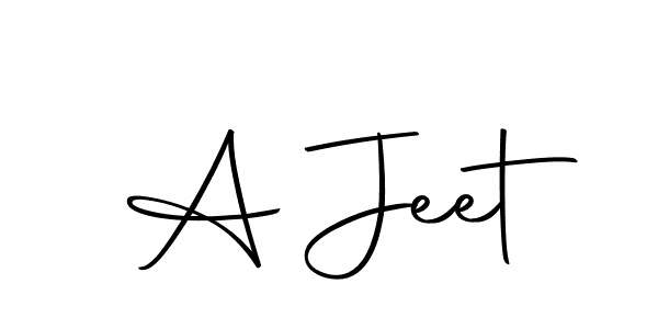 How to make A Jeet name signature. Use Autography-DOLnW style for creating short signs online. This is the latest handwritten sign. A Jeet signature style 10 images and pictures png