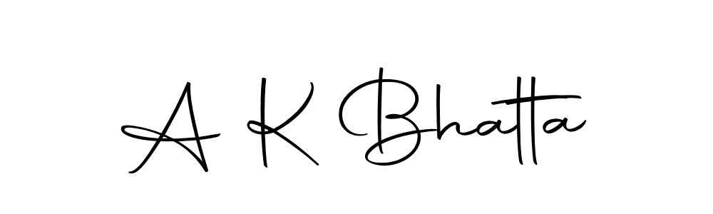Make a beautiful signature design for name A K Bhatta. With this signature (Autography-DOLnW) style, you can create a handwritten signature for free. A K Bhatta signature style 10 images and pictures png