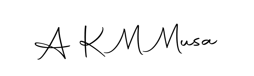 How to make A K M Musa signature? Autography-DOLnW is a professional autograph style. Create handwritten signature for A K M Musa name. A K M Musa signature style 10 images and pictures png