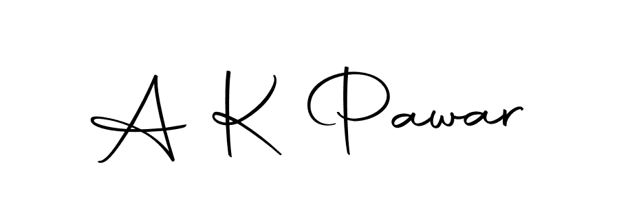 How to make A K Pawar name signature. Use Autography-DOLnW style for creating short signs online. This is the latest handwritten sign. A K Pawar signature style 10 images and pictures png