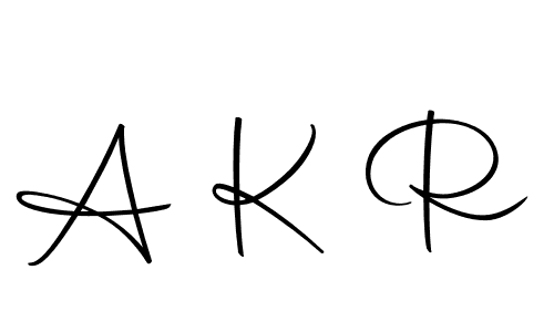 Make a beautiful signature design for name A K R. Use this online signature maker to create a handwritten signature for free. A K R signature style 10 images and pictures png