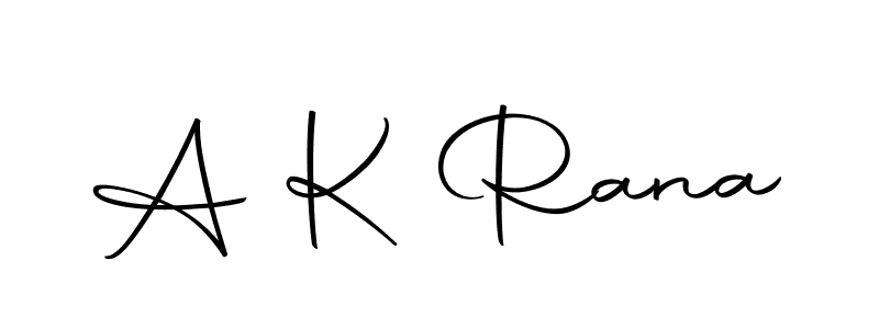 Create a beautiful signature design for name A K Rana. With this signature (Autography-DOLnW) fonts, you can make a handwritten signature for free. A K Rana signature style 10 images and pictures png