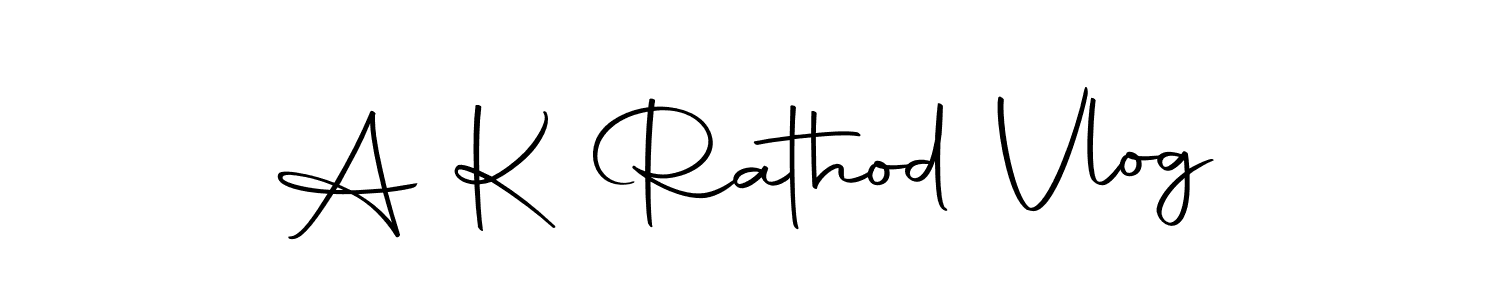 You should practise on your own different ways (Autography-DOLnW) to write your name (A K Rathod Vlog) in signature. don't let someone else do it for you. A K Rathod Vlog signature style 10 images and pictures png