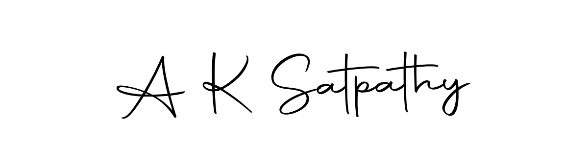 How to Draw A K Satpathy signature style? Autography-DOLnW is a latest design signature styles for name A K Satpathy. A K Satpathy signature style 10 images and pictures png