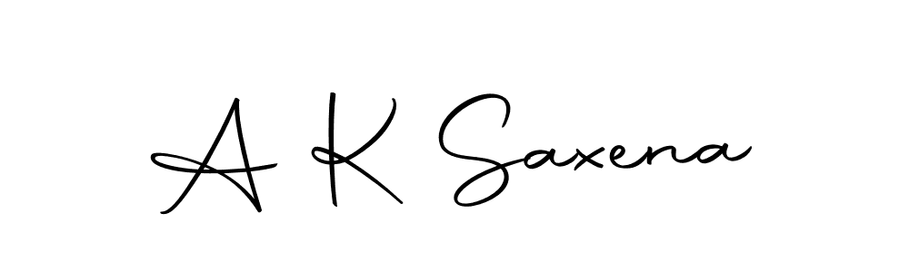 Make a beautiful signature design for name A K Saxena. Use this online signature maker to create a handwritten signature for free. A K Saxena signature style 10 images and pictures png