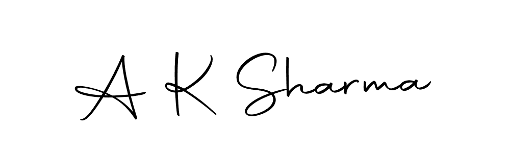 Create a beautiful signature design for name A K Sharma. With this signature (Autography-DOLnW) fonts, you can make a handwritten signature for free. A K Sharma signature style 10 images and pictures png