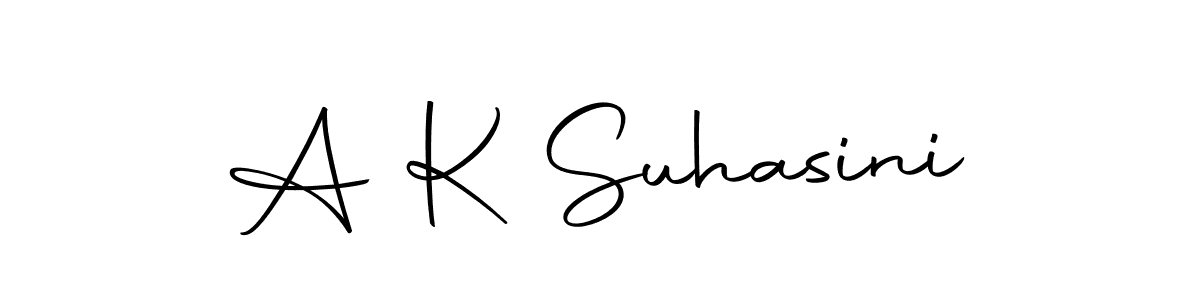 Also we have A K Suhasini name is the best signature style. Create professional handwritten signature collection using Autography-DOLnW autograph style. A K Suhasini signature style 10 images and pictures png