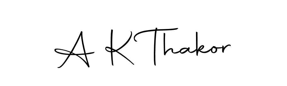 A K Thakor stylish signature style. Best Handwritten Sign (Autography-DOLnW) for my name. Handwritten Signature Collection Ideas for my name A K Thakor. A K Thakor signature style 10 images and pictures png