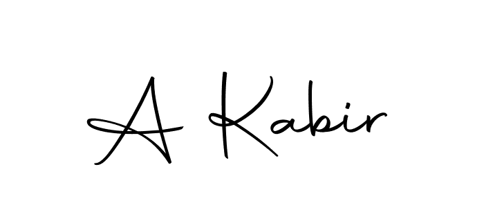 You should practise on your own different ways (Autography-DOLnW) to write your name (A Kabir) in signature. don't let someone else do it for you. A Kabir signature style 10 images and pictures png