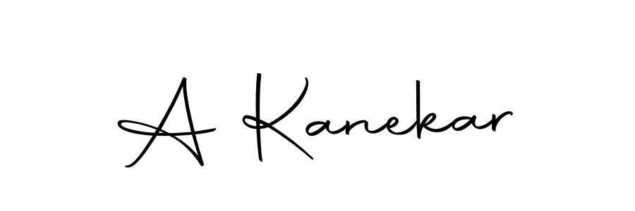 Make a beautiful signature design for name A Kanekar. With this signature (Autography-DOLnW) style, you can create a handwritten signature for free. A Kanekar signature style 10 images and pictures png