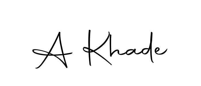 Make a beautiful signature design for name A Khade. Use this online signature maker to create a handwritten signature for free. A Khade signature style 10 images and pictures png