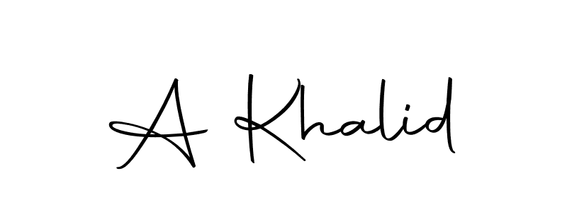 Once you've used our free online signature maker to create your best signature Autography-DOLnW style, it's time to enjoy all of the benefits that A Khalid name signing documents. A Khalid signature style 10 images and pictures png