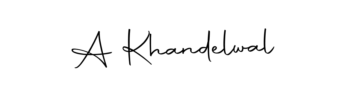 A Khandelwal stylish signature style. Best Handwritten Sign (Autography-DOLnW) for my name. Handwritten Signature Collection Ideas for my name A Khandelwal. A Khandelwal signature style 10 images and pictures png