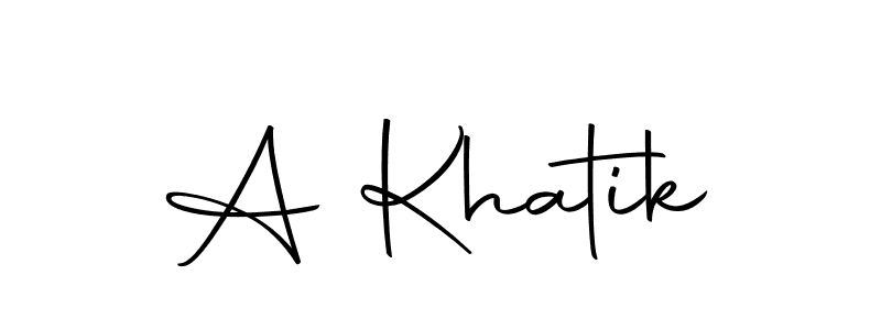 Also You can easily find your signature by using the search form. We will create A Khatik name handwritten signature images for you free of cost using Autography-DOLnW sign style. A Khatik signature style 10 images and pictures png