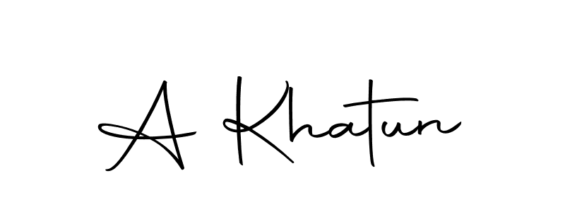 How to make A Khatun name signature. Use Autography-DOLnW style for creating short signs online. This is the latest handwritten sign. A Khatun signature style 10 images and pictures png