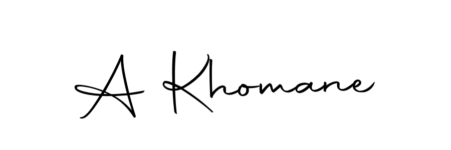 A Khomane stylish signature style. Best Handwritten Sign (Autography-DOLnW) for my name. Handwritten Signature Collection Ideas for my name A Khomane. A Khomane signature style 10 images and pictures png