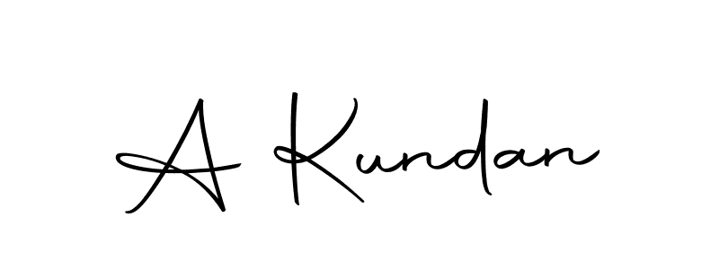 Create a beautiful signature design for name A Kundan. With this signature (Autography-DOLnW) fonts, you can make a handwritten signature for free. A Kundan signature style 10 images and pictures png