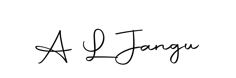 How to Draw A L Jangu signature style? Autography-DOLnW is a latest design signature styles for name A L Jangu. A L Jangu signature style 10 images and pictures png