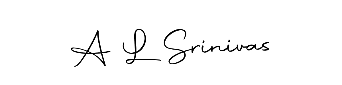 You can use this online signature creator to create a handwritten signature for the name A L Srinivas. This is the best online autograph maker. A L Srinivas signature style 10 images and pictures png