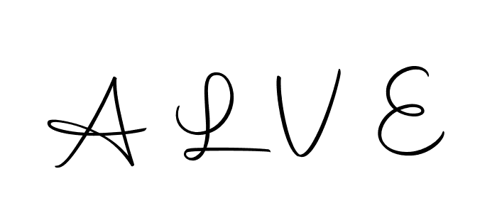 Design your own signature with our free online signature maker. With this signature software, you can create a handwritten (Autography-DOLnW) signature for name A L V E. A L V E signature style 10 images and pictures png