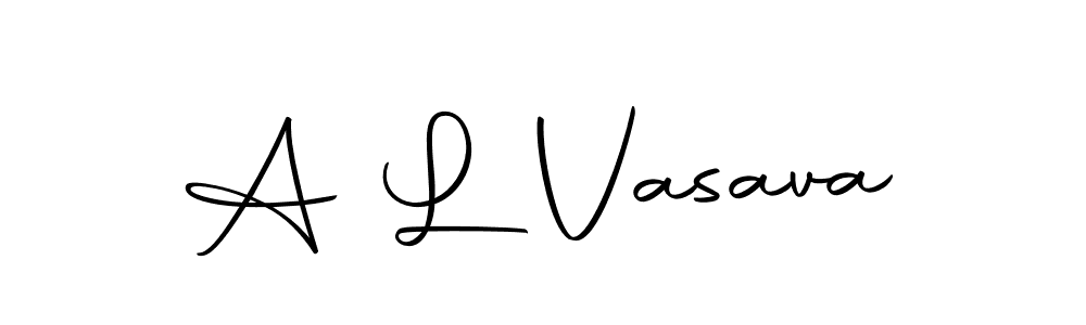 You can use this online signature creator to create a handwritten signature for the name A L Vasava. This is the best online autograph maker. A L Vasava signature style 10 images and pictures png