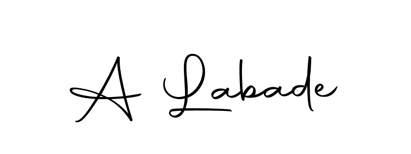 A Labade stylish signature style. Best Handwritten Sign (Autography-DOLnW) for my name. Handwritten Signature Collection Ideas for my name A Labade. A Labade signature style 10 images and pictures png
