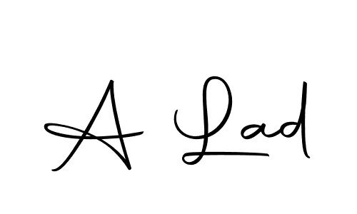 How to make A Lad signature? Autography-DOLnW is a professional autograph style. Create handwritten signature for A Lad name. A Lad signature style 10 images and pictures png