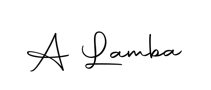 A Lamba stylish signature style. Best Handwritten Sign (Autography-DOLnW) for my name. Handwritten Signature Collection Ideas for my name A Lamba. A Lamba signature style 10 images and pictures png