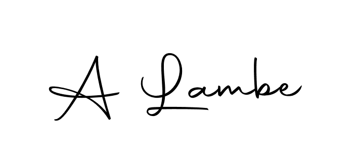 Also we have A Lambe name is the best signature style. Create professional handwritten signature collection using Autography-DOLnW autograph style. A Lambe signature style 10 images and pictures png