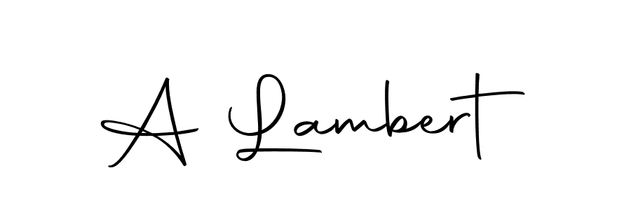 You should practise on your own different ways (Autography-DOLnW) to write your name (A Lambert) in signature. don't let someone else do it for you. A Lambert signature style 10 images and pictures png