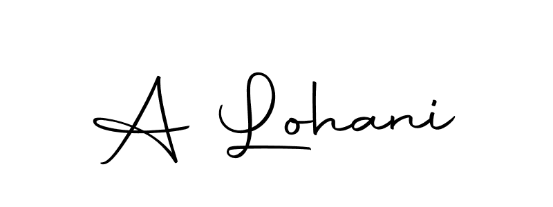 Similarly Autography-DOLnW is the best handwritten signature design. Signature creator online .You can use it as an online autograph creator for name A Lohani. A Lohani signature style 10 images and pictures png