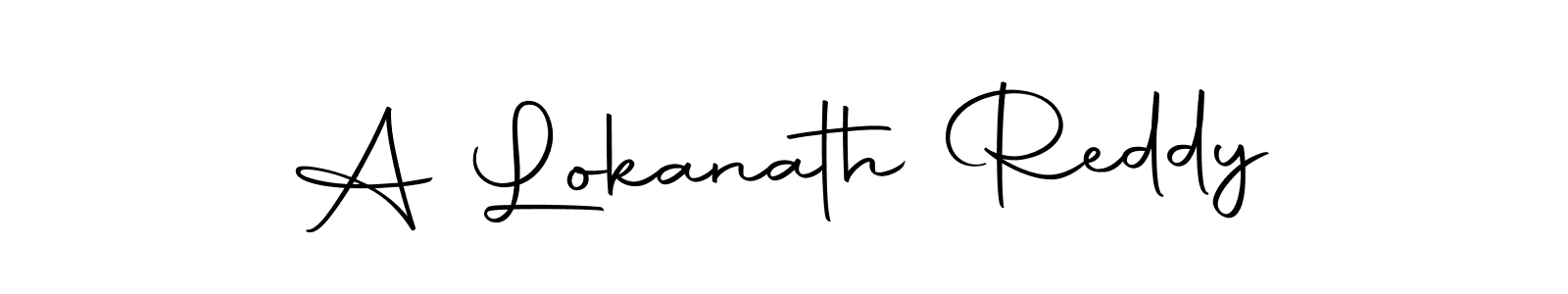 How to make A Lokanath Reddy signature? Autography-DOLnW is a professional autograph style. Create handwritten signature for A Lokanath Reddy name. A Lokanath Reddy signature style 10 images and pictures png