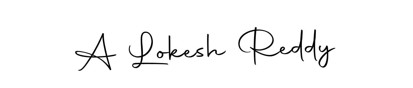 if you are searching for the best signature style for your name A Lokesh Reddy. so please give up your signature search. here we have designed multiple signature styles  using Autography-DOLnW. A Lokesh Reddy signature style 10 images and pictures png