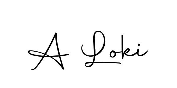 Similarly Autography-DOLnW is the best handwritten signature design. Signature creator online .You can use it as an online autograph creator for name A Loki. A Loki signature style 10 images and pictures png