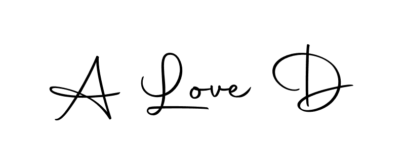Use a signature maker to create a handwritten signature online. With this signature software, you can design (Autography-DOLnW) your own signature for name A Love D. A Love D signature style 10 images and pictures png
