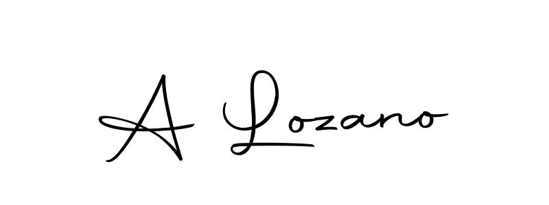 Here are the top 10 professional signature styles for the name A Lozano. These are the best autograph styles you can use for your name. A Lozano signature style 10 images and pictures png