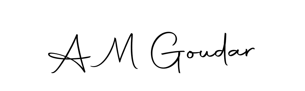 How to make A M Goudar signature? Autography-DOLnW is a professional autograph style. Create handwritten signature for A M Goudar name. A M Goudar signature style 10 images and pictures png