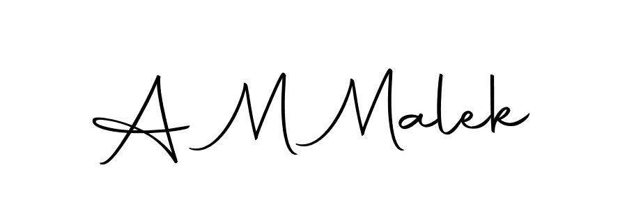 Also we have A M Malek name is the best signature style. Create professional handwritten signature collection using Autography-DOLnW autograph style. A M Malek signature style 10 images and pictures png