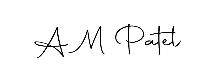 The best way (Autography-DOLnW) to make a short signature is to pick only two or three words in your name. The name A M Patel include a total of six letters. For converting this name. A M Patel signature style 10 images and pictures png